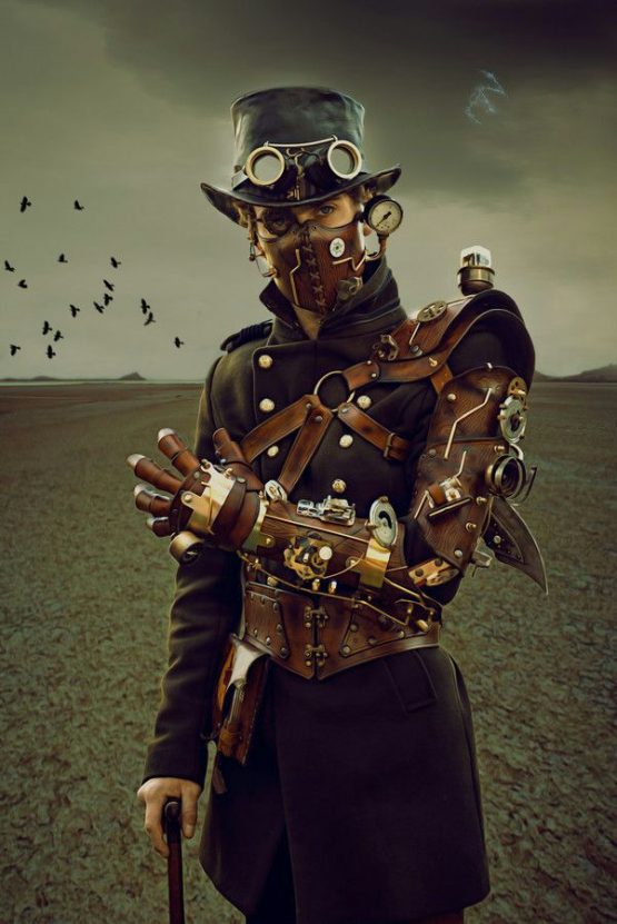 steampunk armor arm