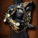 steampunk armor arm