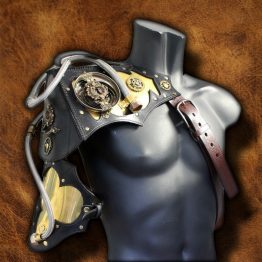 steampunk armor shoulder