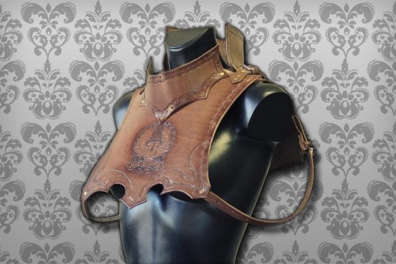 Leather Medieval Gorget