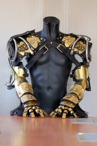 Steampunk Victorian armors arm
