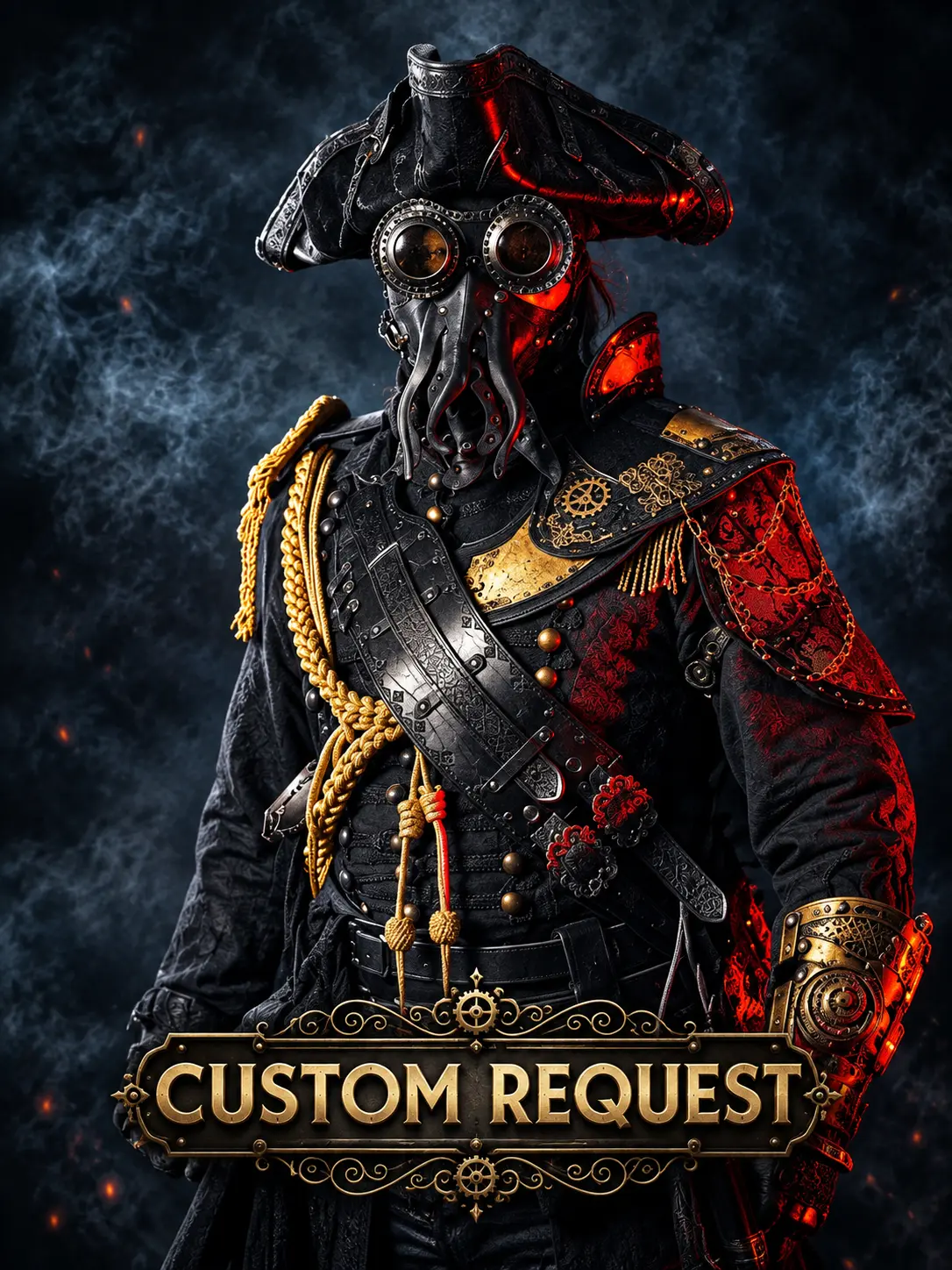 Custom Steampunk armor made to order